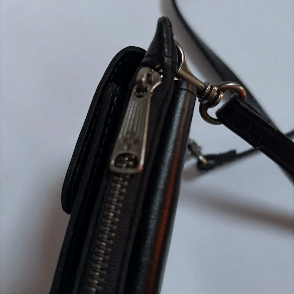 Patricia Nash Chiavella Phone Black Crossbody Bag Wallet NWOT - Picture 8 of 12